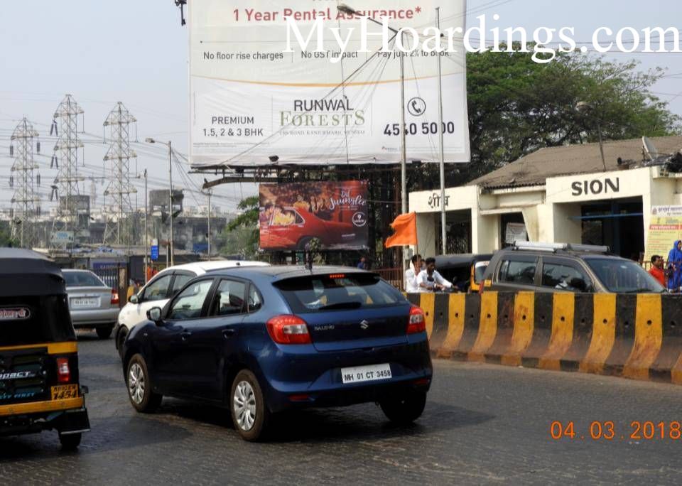 How to Book Hoardings in Mumbai, Best outdoor advertising Agency Sion On ROB Towards BKC Mumbai